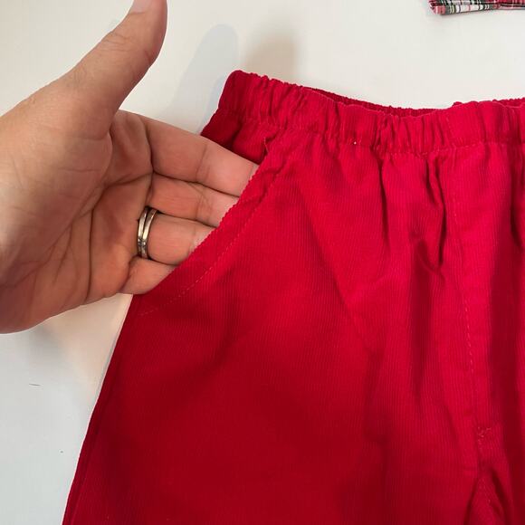 NWT Bailey Boys 18M Red Corduroy Pants Set - Picture 5 of 5